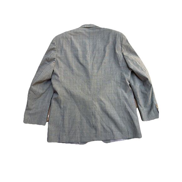 Lauren Ralph Lauren Blazer Mens 44L Glen Check Wool Blazer Wool Cashmere - Picture 10 of 10